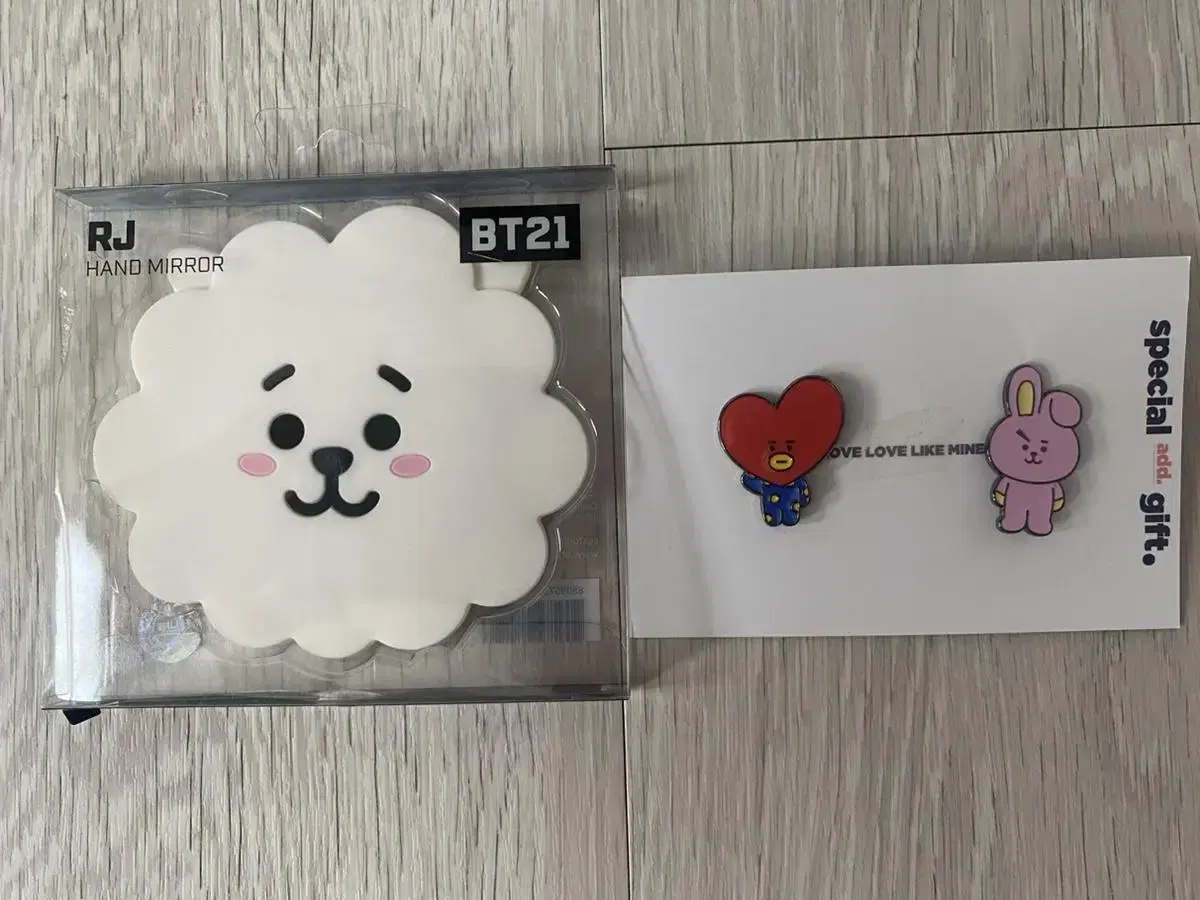 bt21거울 알제이(뱃지1개증정)